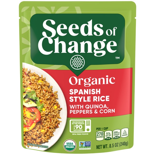 Certified Organic Spanish Style Rice with Quinoa, Peppers & Corn