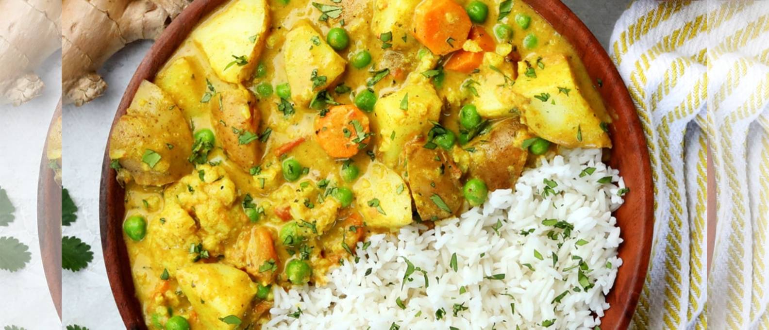 COCONUT GINGER VEGETABLE CURRY