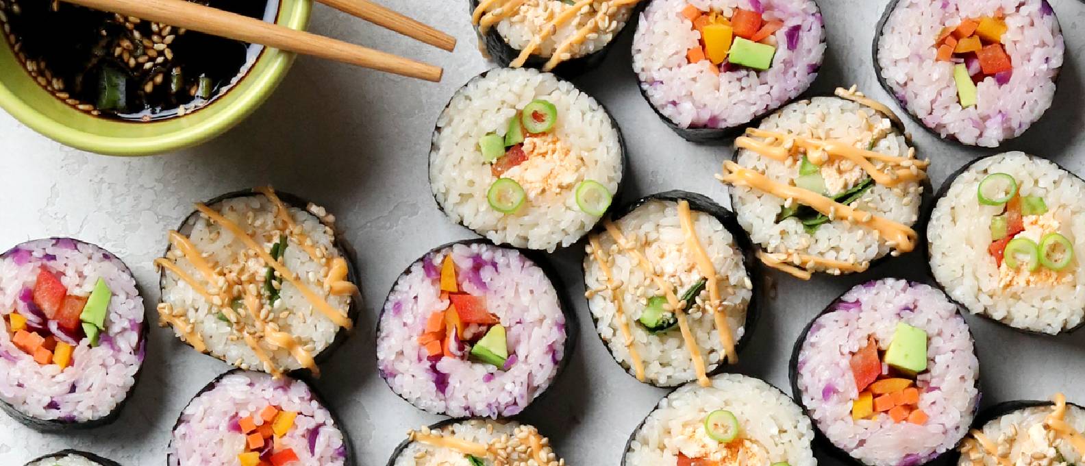 SIMPLE SPICY TOFU SUSHI